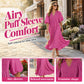 💃2026 Summer Hot Sale 70% OFF✨Women's V-Neck Puff Sleeve Empire Waist A-Line Maxi Dress
