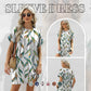 💃 Last Day Sale 50% Off 💐Loose Fit Short Sleeve Dress with Versatile Print Designs