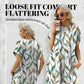 💃 Last Day Sale 50% Off 💐Loose Fit Short Sleeve Dress with Versatile Print Designs