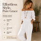 👗Last Day Promotion 50% OFF🌸Women's Off Shoulder Jumpsuit – Effortless Chic With A Flattering Fit ✨