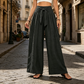 ✨🦵 LIMITED TIME 50% OFF! 👖High-Waisted Tie-Front Wide-Leg Pants – Elongates legs & cinches waist – Instantly elevate your silhouette.