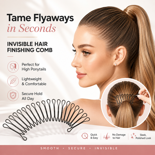 💗LAST DAY - BUY 1 GET 1 FREE!!💗💇‍♀️ Flexible Invisible Hair Comb—invisible, flexible, and non-slip—instantly creates a perfectly secure hold! 🌟