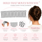 💗LAST DAY - BUY 1 GET 1 FREE!!💗💇‍♀️ Flexible Invisible Hair Comb—invisible, flexible, and non-slip—instantly creates a perfectly secure hold! 🌟