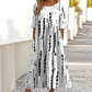 🔥LAST DAY SALE - 49% OFF👗🌸Women’s Elegant Floral Print Round-Neck Long Dress