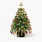 ⏳💥Final 3 hours-￡7.99!! 🔥 Elegant Beaded Mini Christmas Tree – Collector's Holiday Decor Set, Tabletop 🎄