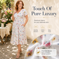🏖️Summer Hot Sale 65% Off!💃✨Women's V-Neck Floral Print Dress with Twist Waist