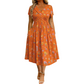 🏖️Summer Hot Sale 65% Off!💃✨Women's V-Neck Floral Print Dress with Twist Waist