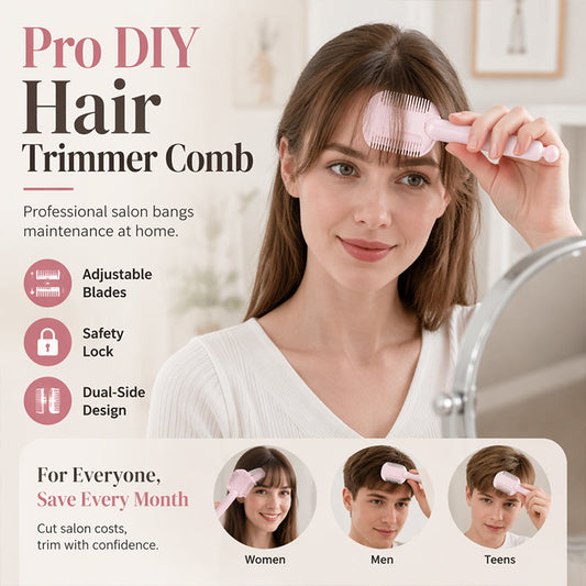 ⏳💥Final 3 hours-￡6.99!!🔥🎁Portable Dual-Use Hair Trimming Comb
