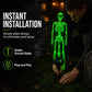 🎃💡 💀 Last Day 50% OFF – Solar Skull Garden Lights with Eerie Color-Changing Glow 👻Ideal For Haunted Yard, Porch & Walkway! 🪦✅