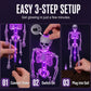 🎃💡 💀 Last Day 50% OFF – Solar Skull Garden Lights with Eerie Color-Changing Glow 👻Ideal For Haunted Yard, Porch & Walkway! 🪦✅