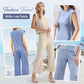 🔥LAST DAY SALE ONLY ￡17.99!!👚2026 Women's Casual Sleeveless Top & Wide-Leg Pants Set
