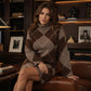 ⏳HOT SALE 60% OFF🍂✨ Women's Argyle Knit Sweater & Skirt Set – Elegant, Cosy & Effortlessly Chic