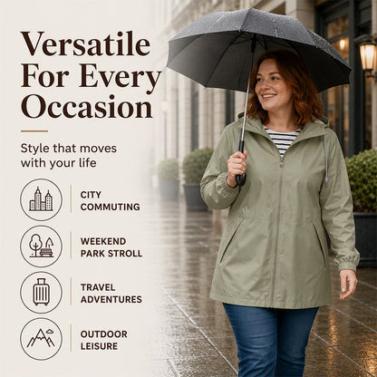 ⏳LAST DAY SALE-60% OFF!!💥Women's Outdoor Waterproof Hooded Jacket🌧🧥