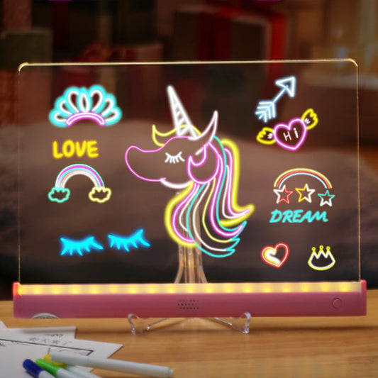 🎨LIMITED-TIME 50% OFF SALE✨ LED Note Board 🖍️Includes 7 colour pens, bright display & reusable – Perfect for messages, reminders & creative fun ⭐