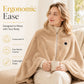 Thickened Soft Plush Electric Heated Shawl